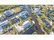Aerial view of the property, showcasing its waterfront location and canal access at 4297 Nettle Rd, Port Charlotte, FL 33953