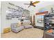 Bright office space with photo wall, comfortable seating, and large window at 8242 Lakeside Dr, Englewood, FL 34224