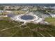 Aerial view of a lake and the walking paths at Ann & Chuck Dever Regional Park at 1845 Edison Dr, Englewood, FL 34224