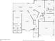 Detailed floor plan of the home layout with dimensions and room names at 1845 Edison Dr, Englewood, FL 34224