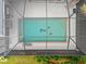 Aerial view of a backyard pool at 472 Eppinger Dr, Port Charlotte, FL 33953
