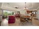 Spacious living room with dining area, open to the kitchen at 805 Brenda Ct, Punta Gorda, FL 33950