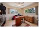 Office space with two windows and tile floors at 805 Brenda Ct, Punta Gorda, FL 33950
