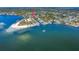 An aerial view of a property close to the beach, offering easy access to coastal amenities at 201 Winson Ave, Englewood, FL 34223