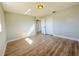 Neutral bedroom featuring modern wood flooring at 1438 Navigator Rd, Punta Gorda, FL 33983