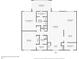 Detailed floor plan showing the layout of the home with dimensions for each room at 1 Colony Point Dr # A19, Punta Gorda, FL 33950