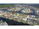 Beautiful aerial perspective of property with canal access, perfect for boating enthusiasts at 5430 Almar Dr, Punta Gorda, FL 33950