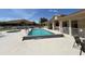 Resort style pool with a hot tub offers a great place for relaxation and social gatherings at 24157 Green Heron Dr # 27, Punta Gorda, FL 33980