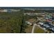 Expansive aerial view of neighborhood homes surrounded by green spaces and waterways at 24362 Yacht Club Blvd, Punta Gorda, FL 33955
