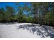 Shell driveway surrounded by mature trees and landscaping, offering privacy and shade at 24362 Yacht Club Blvd, Punta Gorda, FL 33955