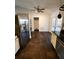 Bright kitchen featuring stainless steel appliances and tiled floor at 18085 Wintergarden Ave, Port Charlotte, FL 33948