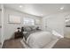 Modern bedroom featuring neutral tones, wood floors and bright natural light at 3429 Sleepy Hollow Ln, Punta Gorda, FL 33950