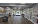 Hallway featuring neutral wall paint and access to the pool at 6671 Keystone Ct, North Port, FL 34287