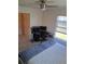 This bedroom offers a dual-monitor computer workstation with plenty of room to study and relax at 3380 Maple Ter, Port Charlotte, FL 33952