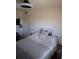 Bedroom with ceiling fan and decorated bedding at 3380 Maple Ter, Port Charlotte, FL 33952