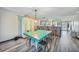 Open-concept dining area flows to the kitchen, offering space to entertain at 1960 Oregon Trl # 2B, Englewood, FL 34224