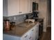 Modern kitchen featuring sleek countertops, stainless steel appliances, and ample cabinet space at 529 Belvedere Ct, Punta Gorda, FL 33950