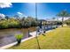 Scenic waterfront view featuring a private dock with boat lift at 1052 Eppinger Dr, Port Charlotte, FL 33953