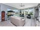 Spacious living room with plenty of light, comfortable seating and opens to patio and pool at 1052 Eppinger Dr, Port Charlotte, FL 33953