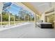 Screened patio with hot tub offering serene outdoor living at 3896 Slayton Ave, North Port, FL 34286