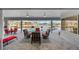 Spacious lanai with outdoor seating, ceiling fans and beautiful water views at 3415 Tripoli Blvd, Punta Gorda, FL 33950