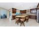 Spacious kitchen featuring a large island, custom cabinets, and modern appliances at 1339 Casey Key Dr, Punta Gorda, FL 33950