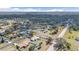 Scenic aerial view of a residential area, featuring tree-lined streets and single-Gathering homes, with mature trees and landscaping at 5909 Talbrook Rd, North Port, FL 34287