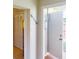 View of exterior door and storage available in hallway linen closet at 21456 Holdern Ave, Port Charlotte, FL 33952