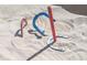 Horseshoe pit in the sand provides outdoor recreational fun in the sun for residents at 2478 Brassica Dr, North Port, FL 34289