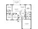 Home floor plan featuring four bedrooms, a kitchen, dining room, great room, and two-car garage at 9175 Melody Cir, Port Charlotte, FL 33981