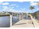 This dock along the canal contains a boat lift at 1105 Rum Cay Ct, Punta Gorda, FL 33950