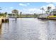 Waterfront view of neighborhood docks on the canal at 1105 Rum Cay Ct, Punta Gorda, FL 33950
