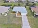 A lovely aerial shot of the home and its location at 1364 Ultramarine Ln, Punta Gorda, FL 33983