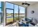 Relaxing screened lanai overlooking a serene pond at 14184 Heritage Landing Blvd # 516, Punta Gorda, FL 33955