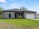 Charming single story home featuring a 2-car garage, well manicured lawn and stone accents at 1790 New London St, North Port, FL 34288