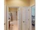 Bathroom featuring a shower and tub combination, neutral tiling and a dark wood vanity at 2444 Daisy Dr, North Port, FL 34289