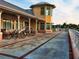 View of community clubhouse showcasing bikes and outdoor recreation at 3120 Wisteria Pl, Punta Gorda, FL 33950