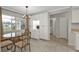 Bright kitchen boasts tile floors, eat in kitchen, stainless steel appliances, and ample cabinet space at 73 Santarem Cir, Punta Gorda, FL 33983