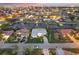 Waterfront neighborhood at twilight, showcasing beautiful homes with private docks along the canals under a colorful sky at 936 Lassino Ct, Punta Gorda, FL 33950