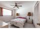 Bright bedroom with a ceiling fan and natural light at 2281 Tolbert St, Port Charlotte, FL 33948