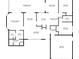 Detailed floor plan showcasing the layout of the house, including dimensions and room names at 2281 Tolbert St, Port Charlotte, FL 33948