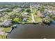Waterfront property with a dock on canal and mature trees at 3000 Wisteria Pl, Punta Gorda, FL 33950