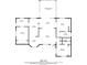 A detailed floor plan of the house, showcasing room layouts and dimensions at 3000 Wisteria Pl, Punta Gorda, FL 33950