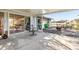 Spacious outdoor patio with seating area, perfect for entertaining and enjoying waterfront views at 3000 Wisteria Pl, Punta Gorda, FL 33950