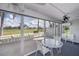 Enjoy golf course views from this screened lanai with ceiling fan and seating at 1340 San Cristobal Ave # 305, Punta Gorda, FL 33983