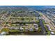 An aerial view shows the home with a pool and easy canal access at 120 Buckeye Nw Ave, Port Charlotte, FL 33952