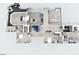 Detailed floor plan showcasing layout of a luxurious upper-level home with multiple bedrooms and living spaces at 13000 Windcrest Dr, Port Charlotte, FL 33953