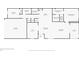 Floor plan of a single-Gathering home showcasing the layout of the living room, dining room, kitchen, bedrooms, and garage at 25120 E Lenox Cir, Punta Gorda, FL 33950
