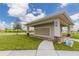 Community mailboxes with attractive stone accents and landscaping at 25120 E Lenox Cir, Punta Gorda, FL 33950