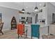 Contemporary kitchen featuring modern appliances, stylish decor, and an open design for seamless entertaining at 2892 Myakka Creek Ct, Port Charlotte, FL 33953